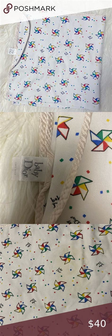 dior fierce blanket|baby dior blanket vintage.